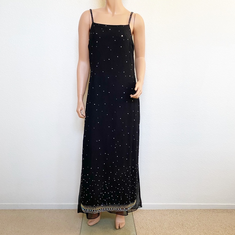 Laurence Kazar Paris-New York Beaded Evening Gown